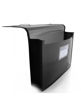 Picture of XXL A4+ FOLDER WITH FABRIC GUSSET - BLACK